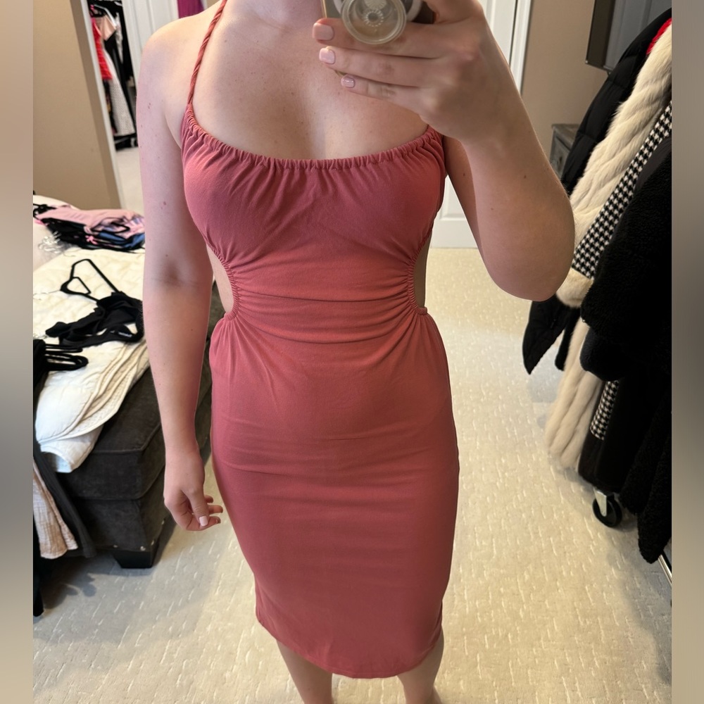 Michael Costello Cutout Dress